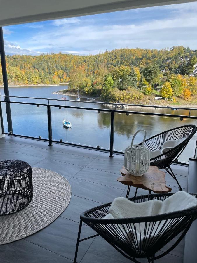Apartments Saaldorf-Ferienhaus Mit 6 Apartments 45Qm-120Qm Direkt Am Thueringer Meer-Bleilochtalsperre Bad Lobenstein Luaran gambar