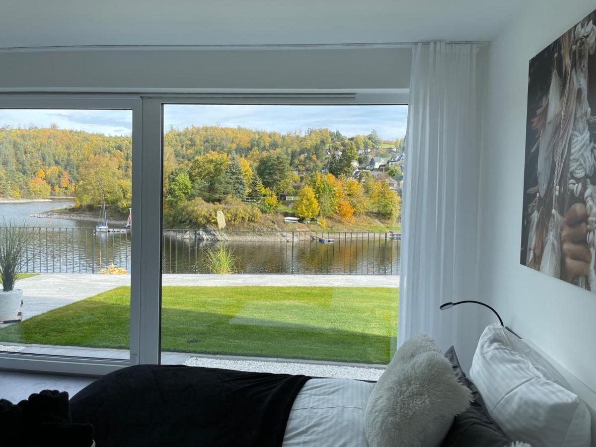 Apartments Saaldorf-Ferienhaus Mit 6 Apartments 45Qm-120Qm Direkt Am Thueringer Meer-Bleilochtalsperre Bad Lobenstein Luaran gambar