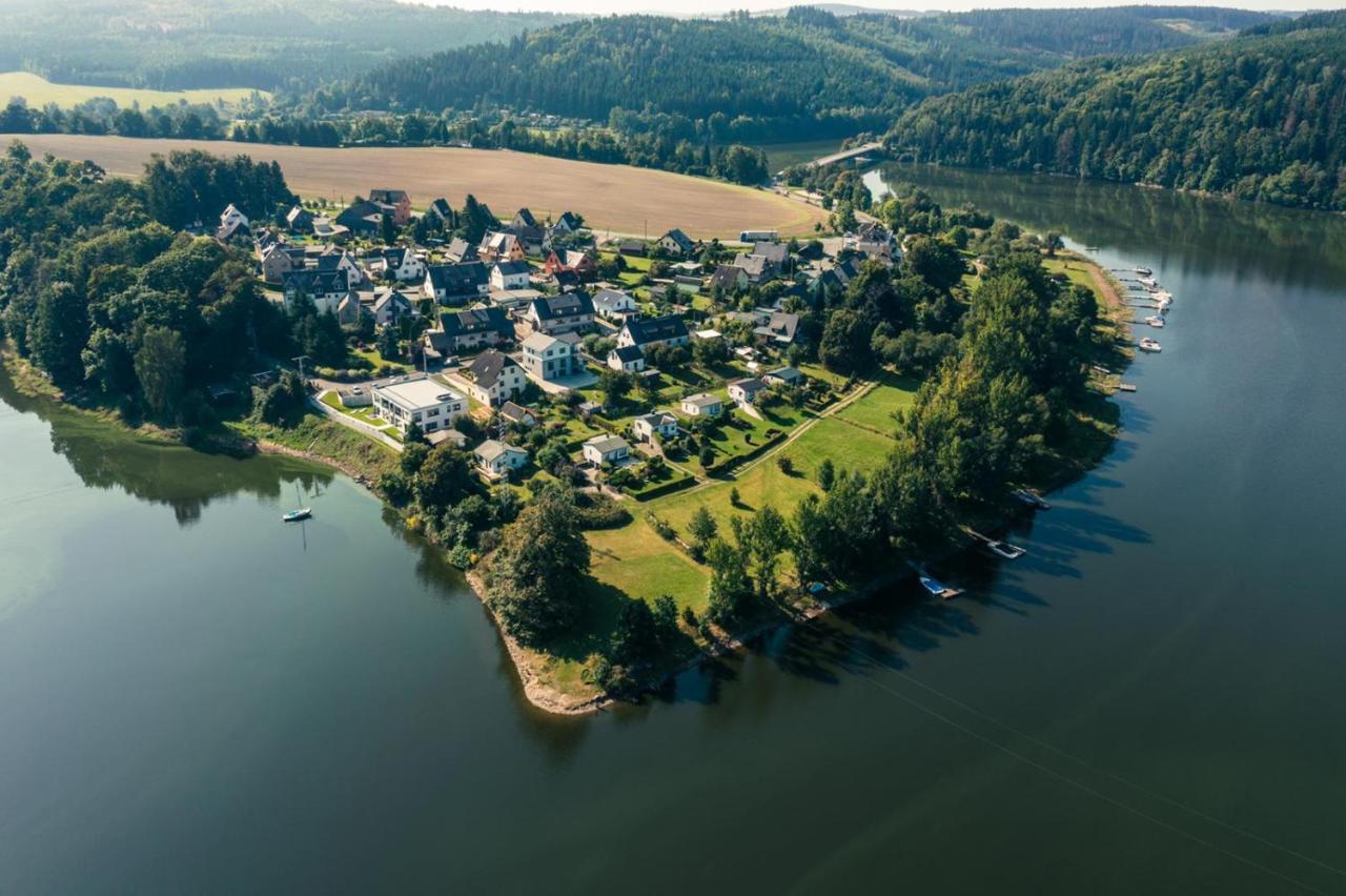 Apartments Saaldorf-Ferienhaus Mit 6 Apartments 45Qm-120Qm Direkt Am Thueringer Meer-Bleilochtalsperre Bad Lobenstein Luaran gambar